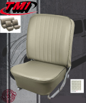 Sitzbezüge off white altweiß glattes Kunstleder Bezüge Sitze VW Käfer 8.57-7.64 Fahrer Beifahrersitz Bezug hintere Sitzbank komplettes SET